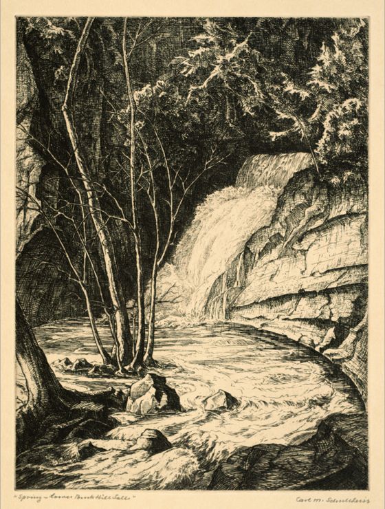 Spring — The Lower Buck HIll Falls