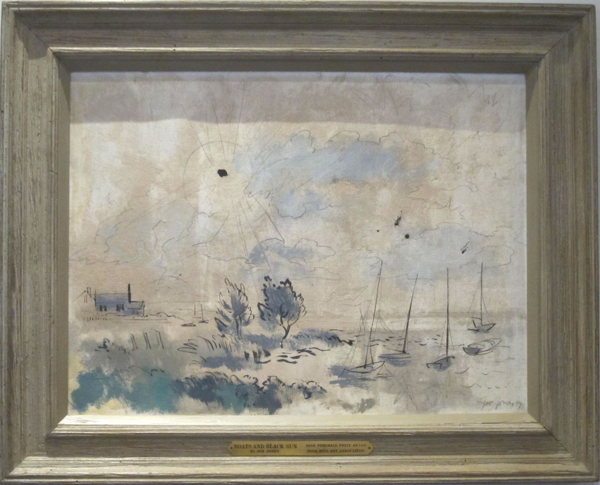Boats and Black Sun