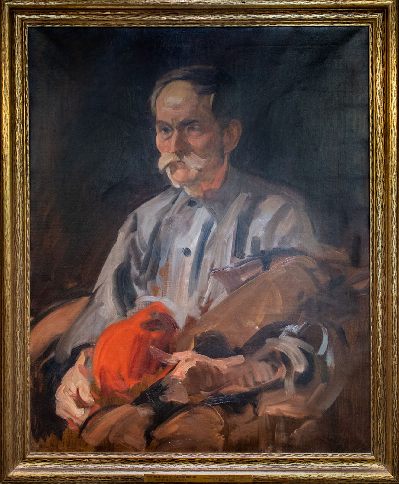 Portrait Sketch of Jacob Brush