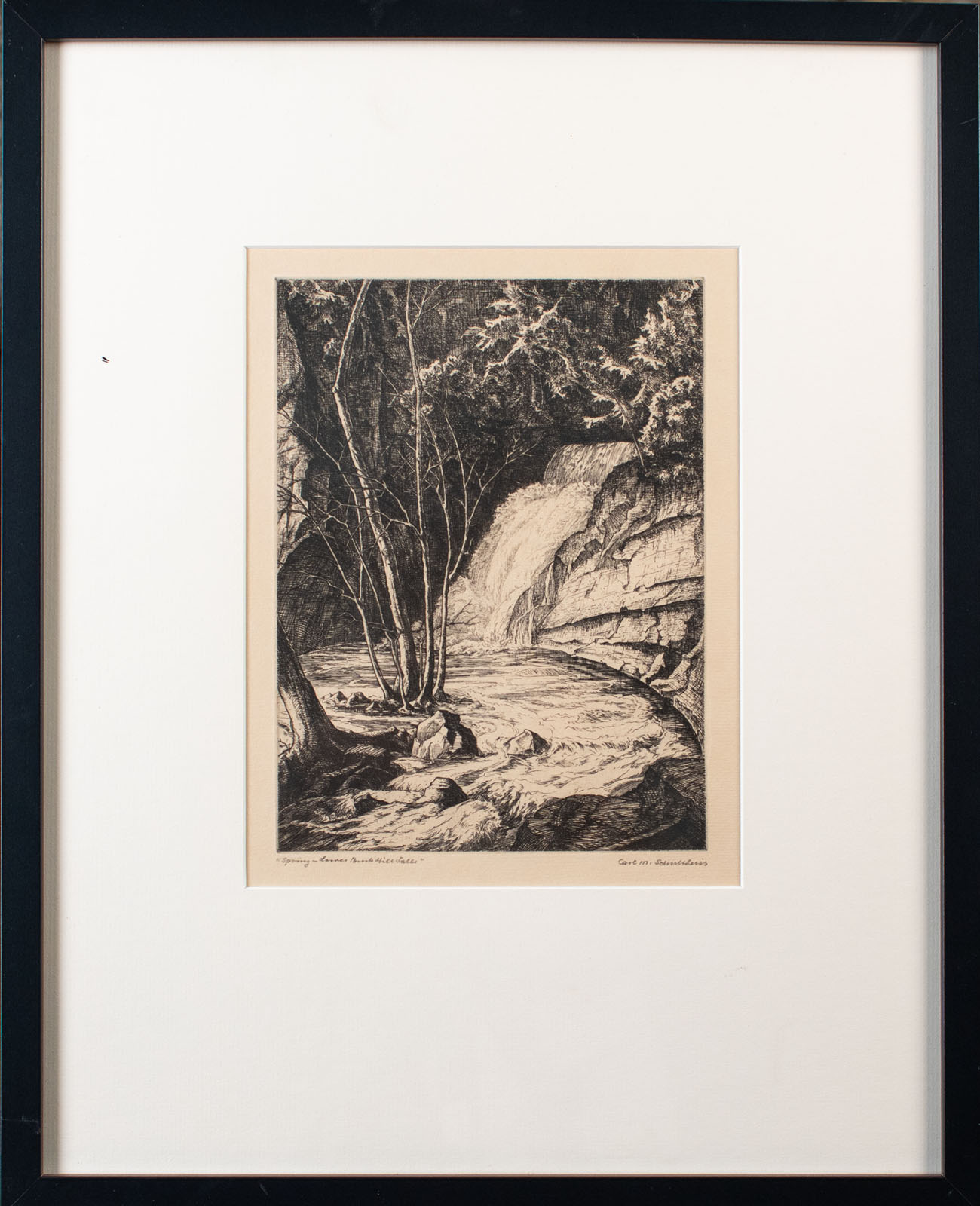Spring — The Lower Buck HIll Falls